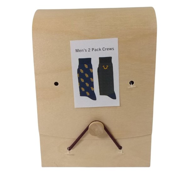 New True Religion Men's Two Pack Crew Socks Shoe Size 6-12 Sock Size 10-… - Picture 3 of 6